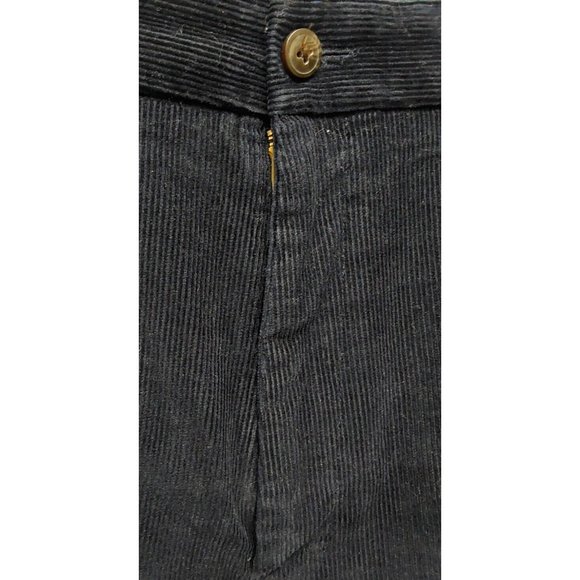 Haggar Mens Pleated Navy Classic Fit Straight Leg Dress Pants Slacks Size 40x30 - Picture 3 of 6